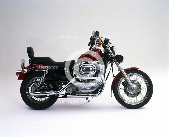 1989 Harley Davidson 883 Sportster. Artist: Unknown.