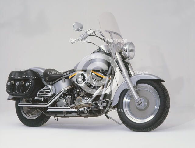 1989 Harley Davidson Fat Boy motorcycle. Artist: Unknown.