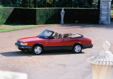 1989 Saab 900 turbo convertible. Creator: Unknown