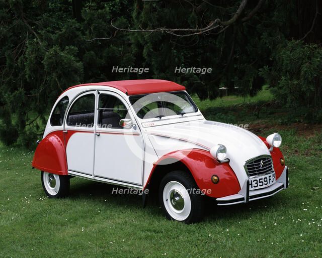 1990 Citroën 2CV 6. Artist: Unknown