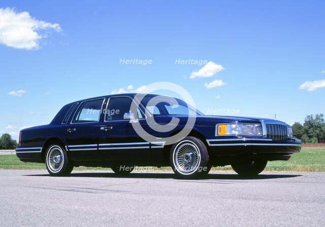 1991 Lincoln Town Car. Artist: Unknown.