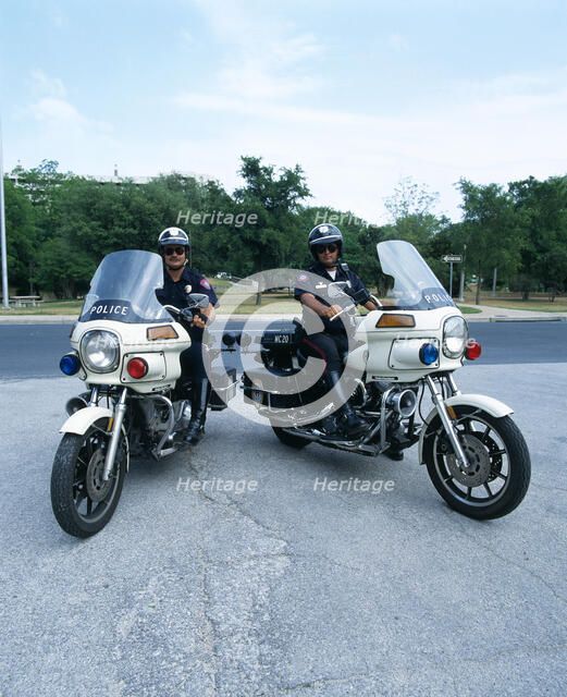 1992 Harley Davidson Police Bike. Artist: Unknown.