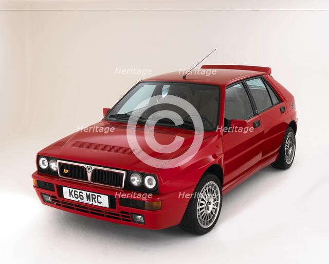 1993 Lancia Delta Integrale Artist: Unknown.