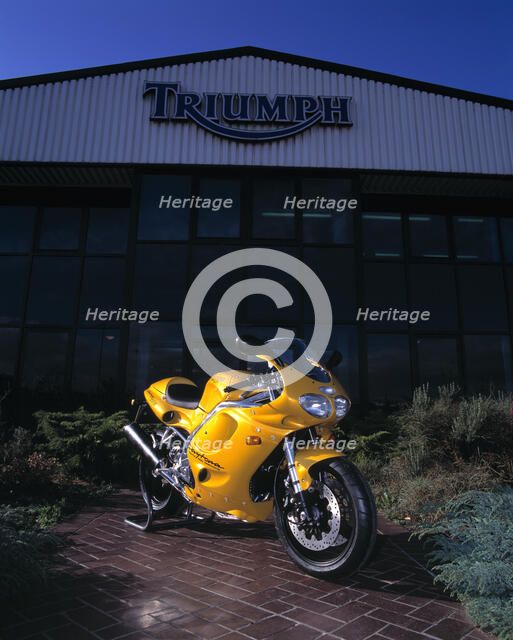 1996 Triumph Daytona T595. Artist: Unknown.