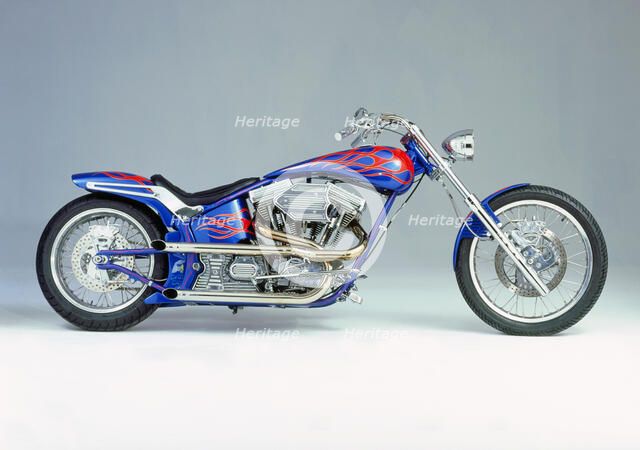 1996 Harley Davidson Batt Boy by Battistinis custom conversions. Artist: Unknown.