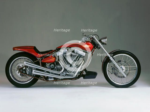 1996 Harley Davidson by Battistinis custom conversions. Artist: Unknown.