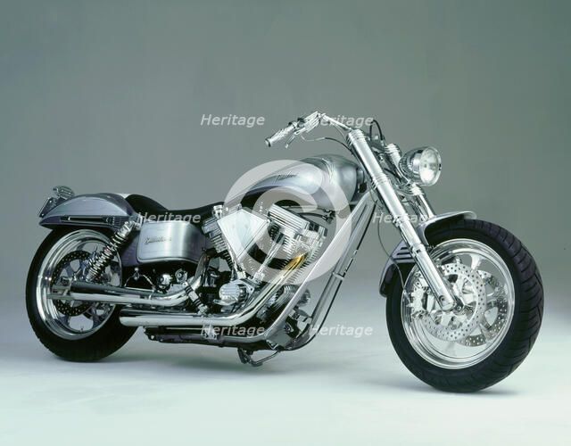 1996 Harley Davidson Pasadena by Battistinis custom conversions. Artist: Unknown.