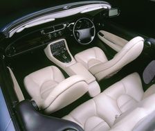 1997 Jaguar XK8 convertible interior