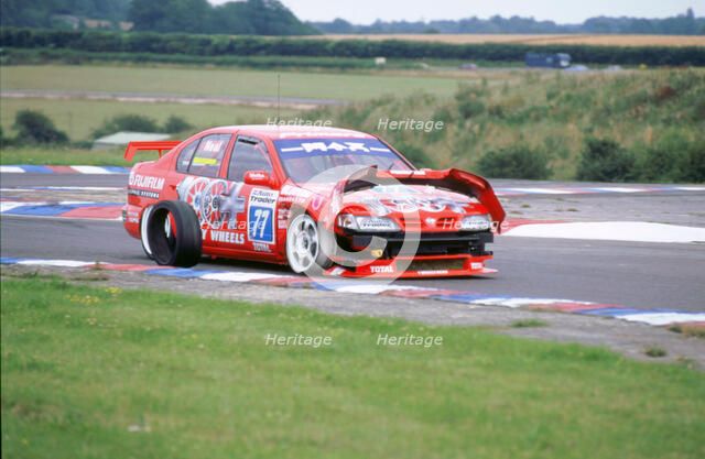 1998 Thruxton. British touring cars.Nissan Primera. M Neal. Artist: Unknown.