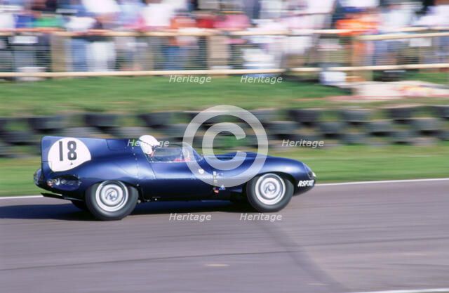 1998 Goodwood Revival meeting.Jaguar D type. Artist: Unknown.
