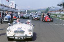 1998 Goodwood revival.MGA police car,on starting grid