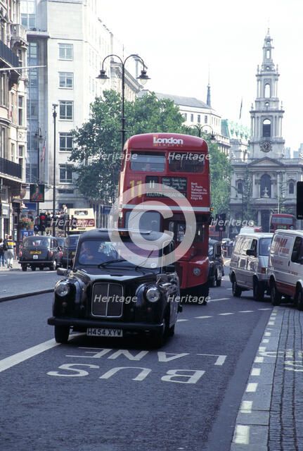 1998 London taxi. Artist: Unknown.