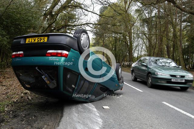 1998 Suzuki Swift Accident in 2004 Artist: Unknown.