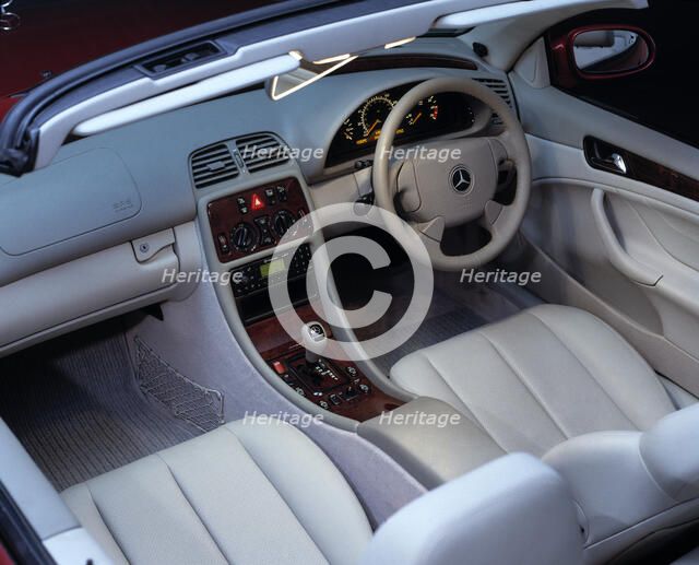 1999 Mercedes Benz CLK 320 cabriolet. Artist: Unknown.