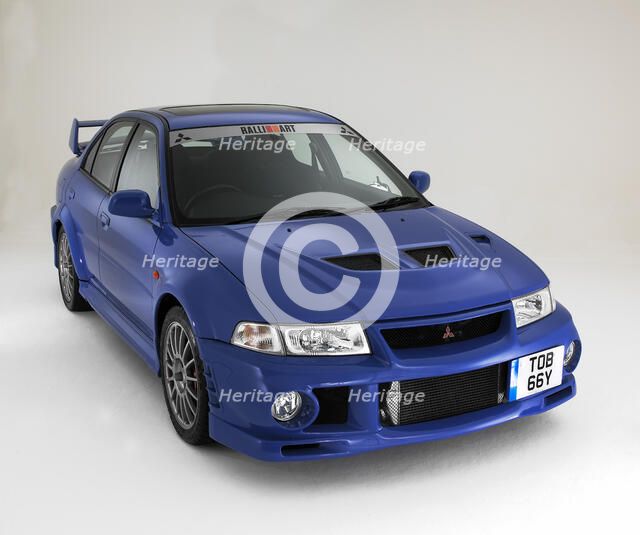 1999 Mitsubishi Evo 6 Artist: Unknown.