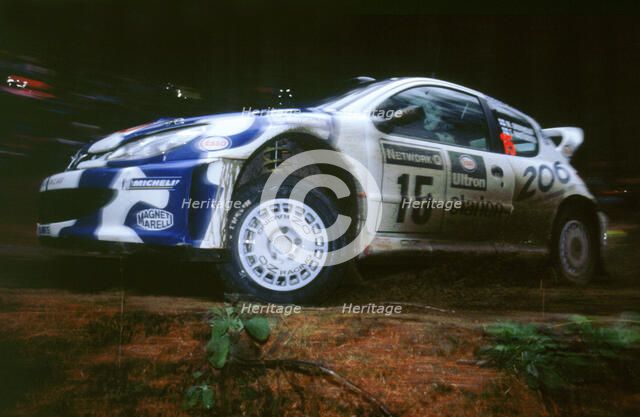 1999 Peugeot 206 WRC Network Q Rally, Gronholm. Artist: Unknown.