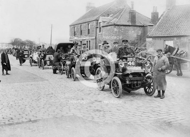 1900 Thousand Mile Trial, leaving Edinburgh. Creator: Unknown.