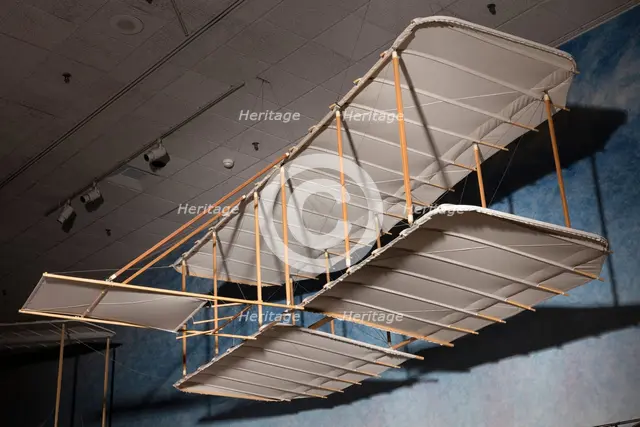 1900 Wright Glider (reproduction), 2003. Creator: Ken Hyde.
