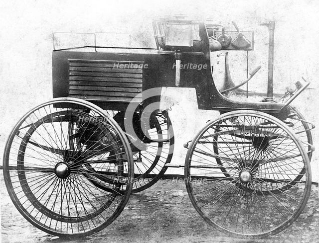 1900 Oppermann electric dog cart. Creator: Unknown.