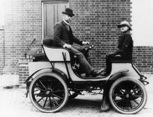 1901 Serpollet steam car. Creator: Unknown