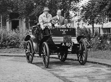 1902 Albion dog - cart on 1955 London to Brighton run. Creator: Unknown
