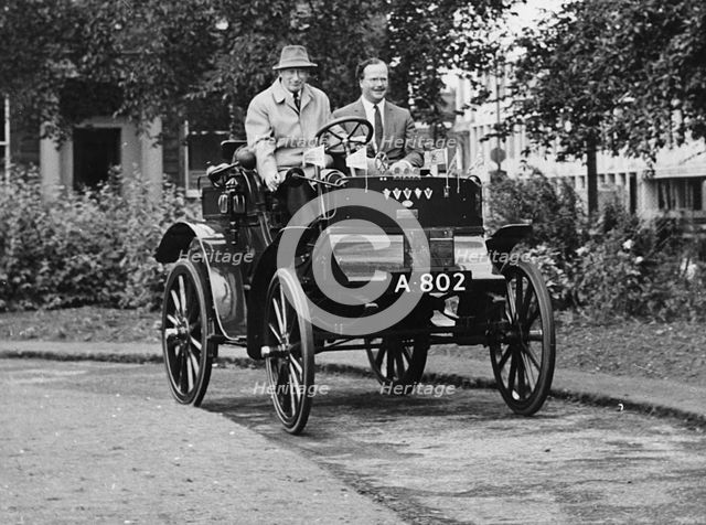 1902 Albion dog - cart on 1955 London to Brighton run. Creator: Unknown.