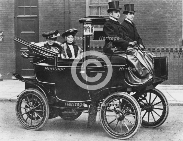 1902 City & Suburban electric victoria. Creator: Unknown.