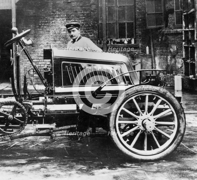 1902 Mors with chauffeur. Creator: Unknown.