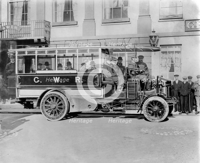 1905 Wolseley bus. Creator: Unknown.