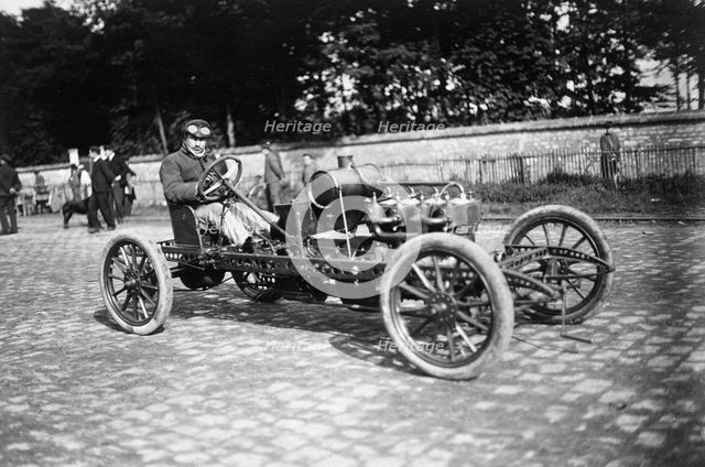 1905 Clement Bayard, Albert Clement at Gaillon. Creator: Unknown.