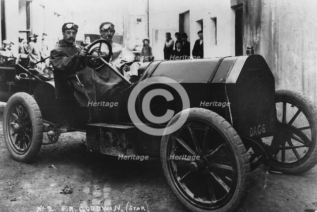 1905 Star, F.R.Goodwin at Gordon Bennett Eliminating Trials. Creator: Unknown.