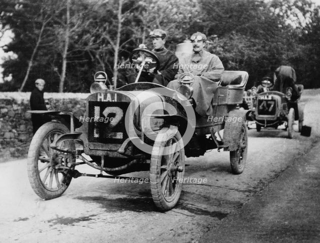 1906 Thornycroft TT car, Isle of Man TT. Creator: Unknown.