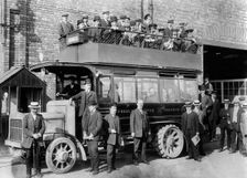 1906 Daimler experimental gearless bus. Creator: Unknown