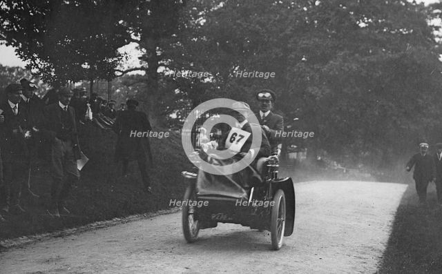 1906 Lagonda 12hp tricar. Creator: Unknown.