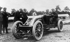 1906 Renault, Szisz in Grand Prix de L'ACF. Creator: Unknown