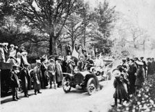 1907 Isotta Fraschini on Beaulieu hillclimb. Creator: Unknown