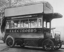 1907 London Electrobus. Creator: Unknown