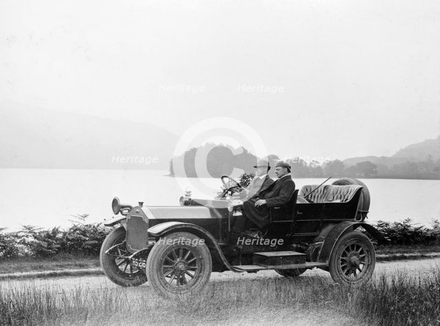 1908 Albion 24-30 hp taking part in Scottish Reliability Trials, 1908. Artist: Unknown