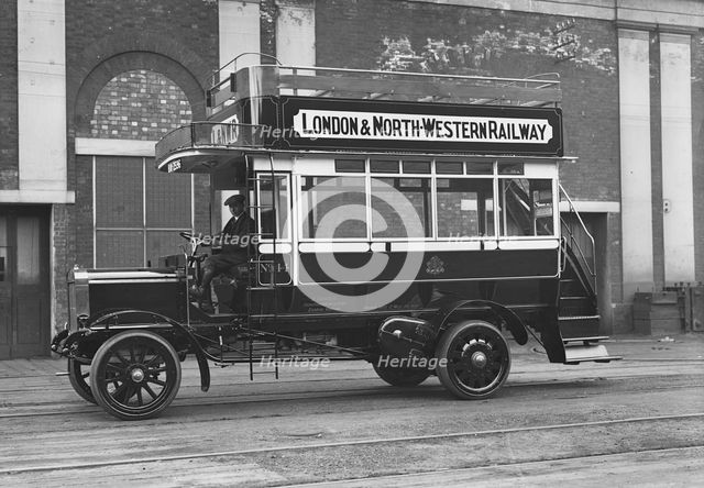 1908 Commer bus . Creator: Unknown.