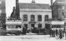 1909 Clarkson steam buses. Creator: Unknown