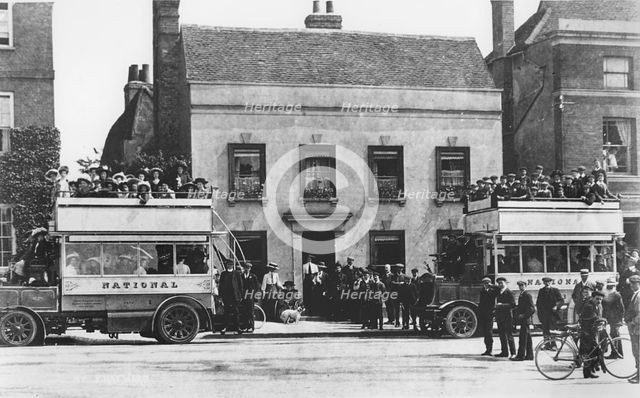 1909 Clarkson steam buses. Creator: Unknown.