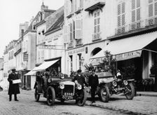 1909 Daimler and 1908 Rolls-Royce Silver Rogue, France, October 1908