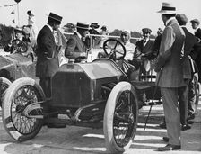 1909 Lancia Beta, WL Stewart at the wheel, c1909-c1920