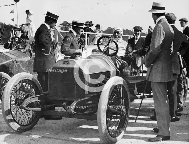 1909 Lancia Beta, WL Stewart at the wheel, c1909-c1920. Artist: Unknown