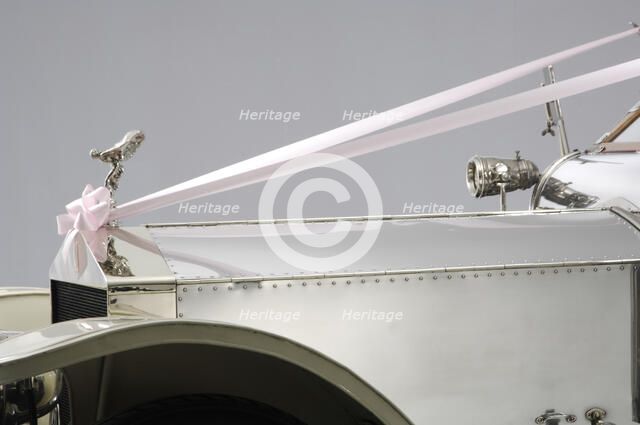 1909 Rolls Royce Silver Ghost Wedding Car detail Artist: Unknown.