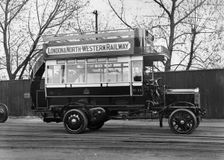1910 Commer bus for LNWR. Creator: Unknown