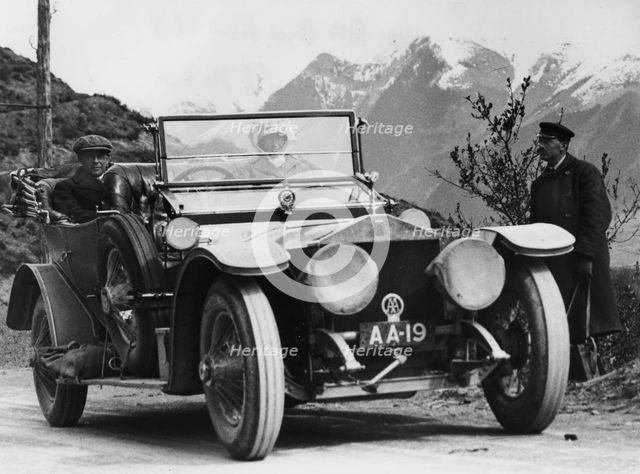 1910 Rolls - Royce Silver Ghost of John Scott Montagu. Creator: Unknown.