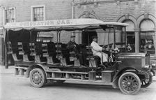1911 Commer charabanc toastrack. Creator: Unknown