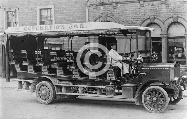 1911 Commer charabanc toastrack. Creator: Unknown.
