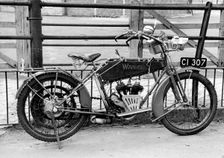1912 Wanderer motorcycle. Creator: Unknown